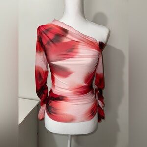 Long sleeve floral top